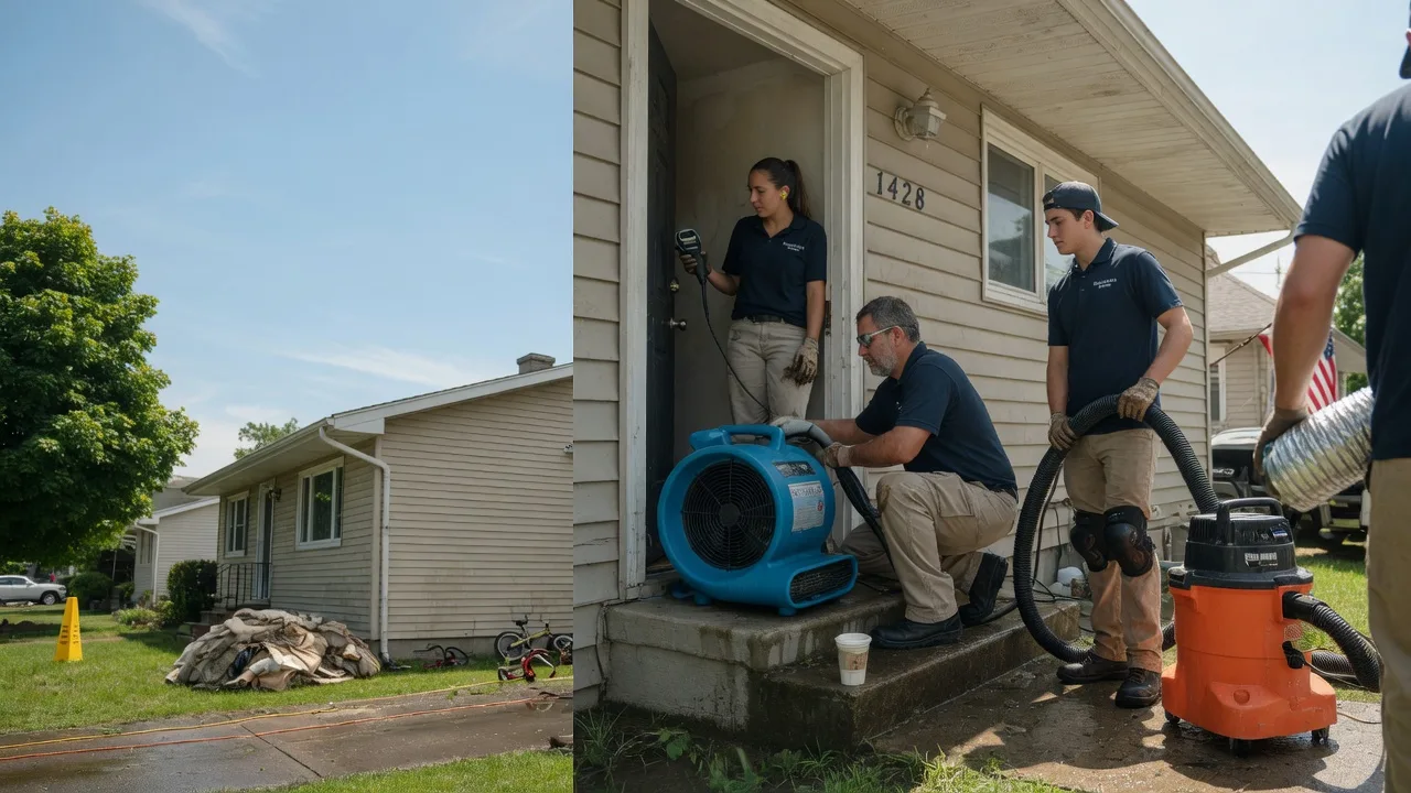 Water Damage Restoration in Mill Shoals, IL near me
